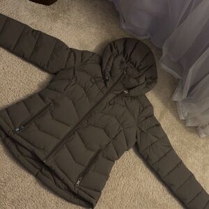 Dark Green Puffer Jacket